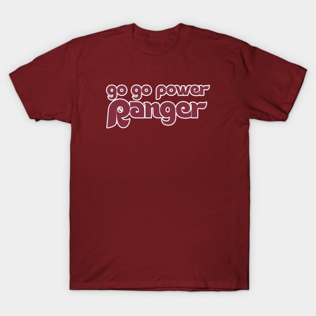 Go Go Power Ranger T-Shirt by JPiC Designs